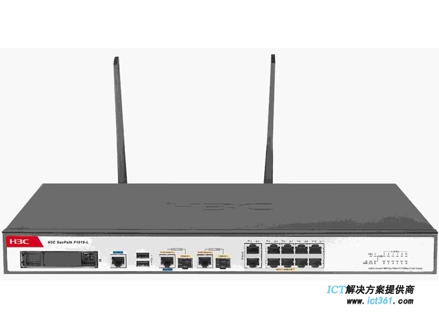 华三H3C F1010-L防火墙 NS-SecPath F1010-L（H3C SecPath F1010-L 防火墙设备,支持8个千兆电接口,2个Bypass接口,2个Combo接口,2个USB接口,1个Console接口）