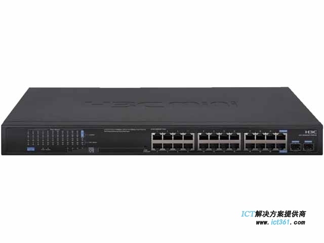 华三H3C MS4024P-HPWR-EI交换机 H3C MS4024P-HPWR-EI,以太网交换机(24GE+2SFP+POE,交流供电)