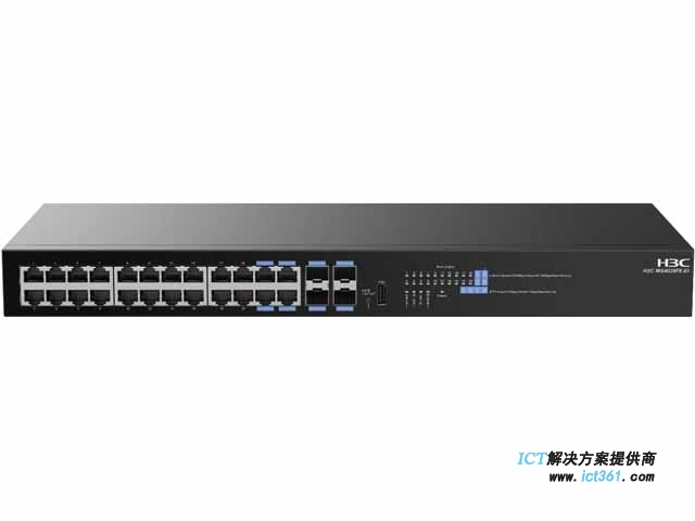 华三H3C MS4028FX-EI交换机 H3C MS4028FX-EI 以太网交换机(24GE, 4SFP+, 交流供电, 云管)