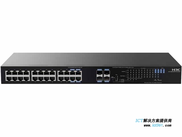 华三H3C MS4028FX-HPWR-EI交换机 H3C MS4028FX-HPWR-EI 以太网交换机(24GE, 4SFP+, PoE, 交流供电, 云管)