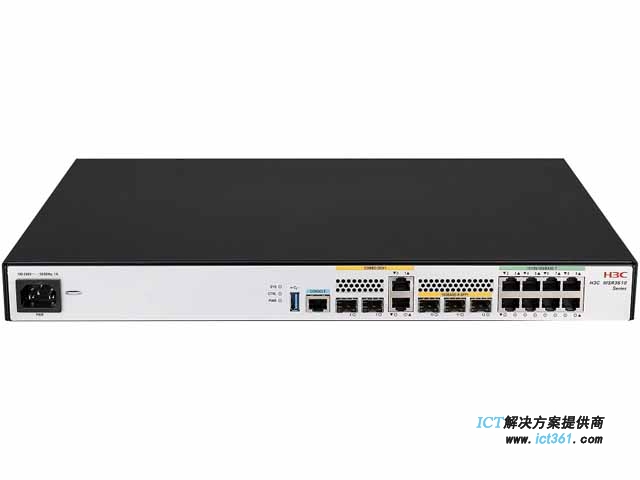 华三H3C MSR3610E-X1路由器 RT-MSR3610E-X1 （H3C MSR3610E-X1路由器主机(3*10GE(SFP+),2*GE(Combo),8*GE(RJ45))）