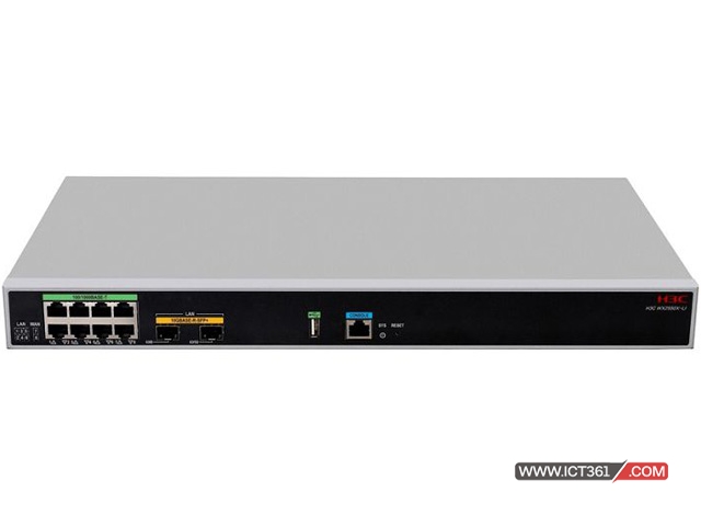 华三H3C WX2550X-LI无线控制器 EWP-WX2550X-LI无线AC（H3C WX2550X-LI 8端口千兆+2SFP Plus无线控制器）可管理256（普通AP）/512（分销面板AP与终结者分体）