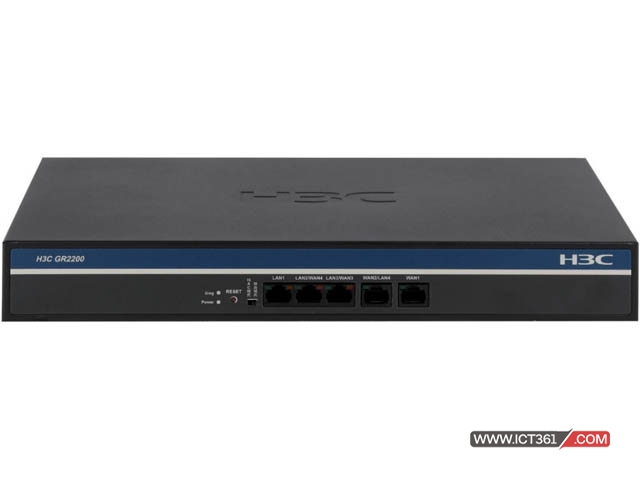 华三H3C Mini GR2200企业级路由器 H3C-GR2200 H3C Mini GR2200千兆路由器,3GE LAN,2GE WAN