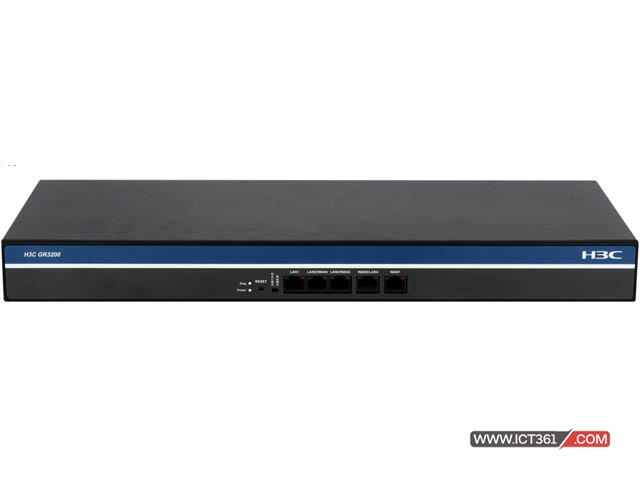 华三H3C Mini GR3200企业级路由器 H3C-GR3200 H3C Mini GR3200千兆路由器,3GE LAN,2GE WAN